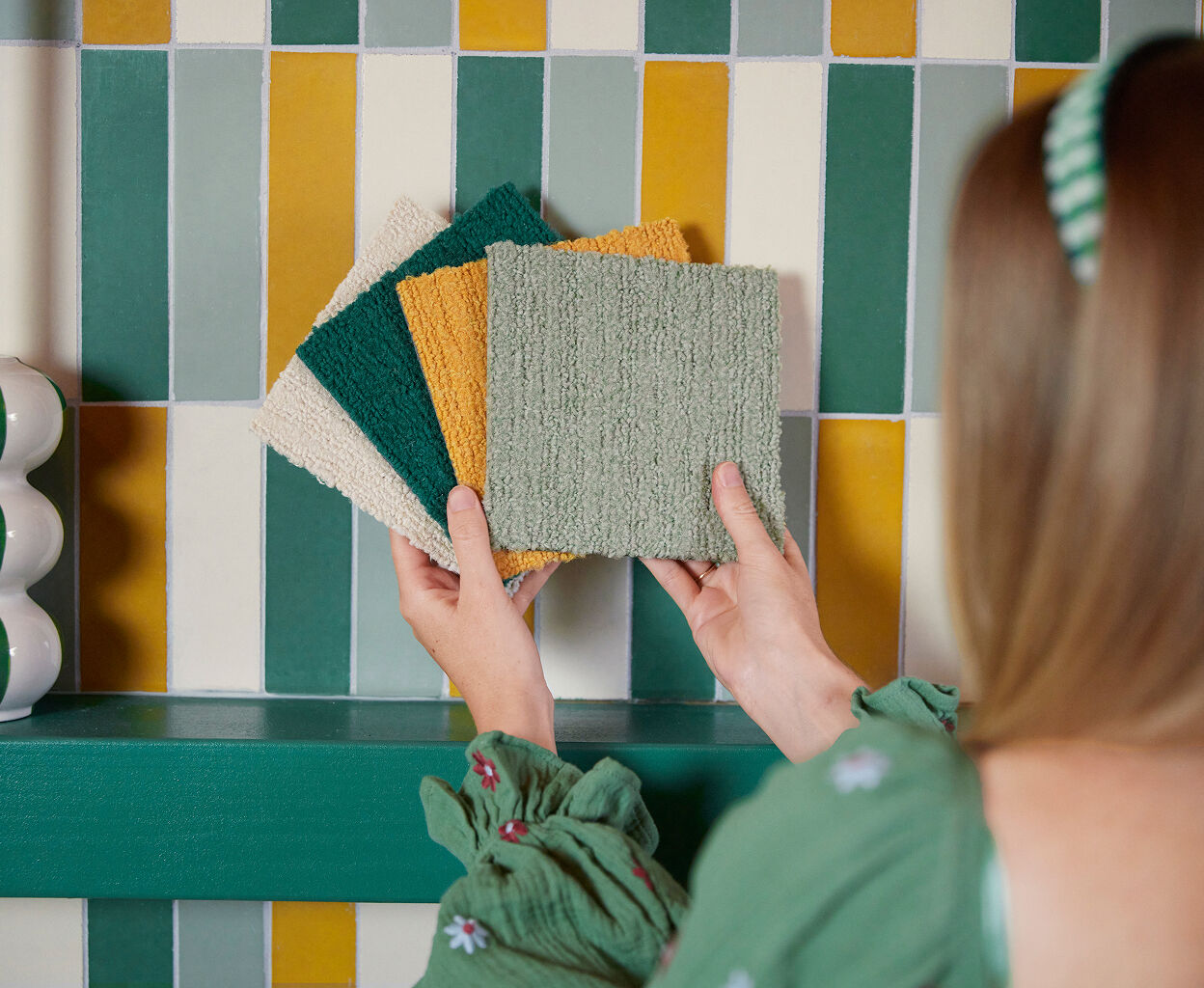 Made You Look carpet tile swatches