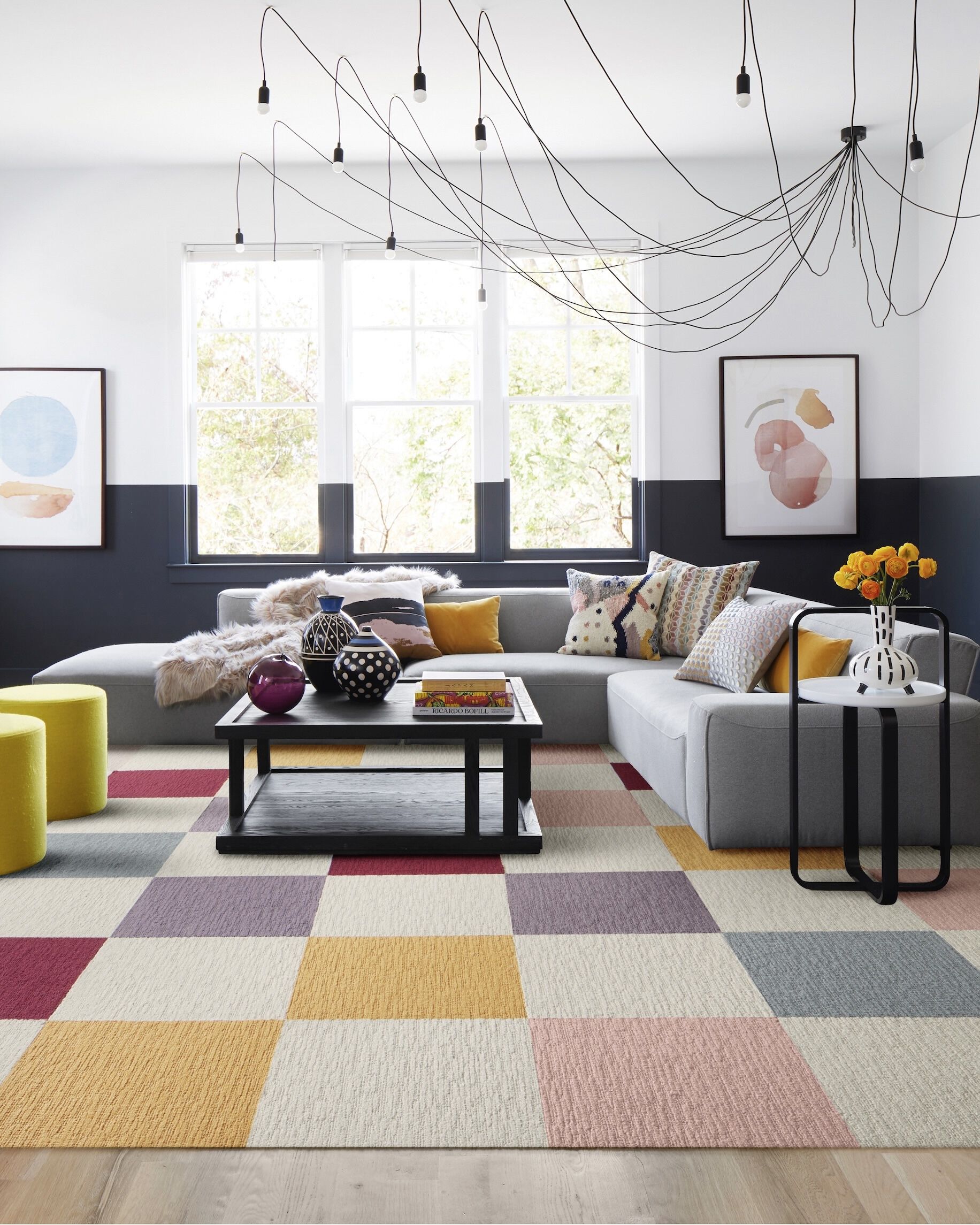 Made You Look shown in Blush, Bone, Marigold, Flannel, Blue, Berry, Coral, and Lavender