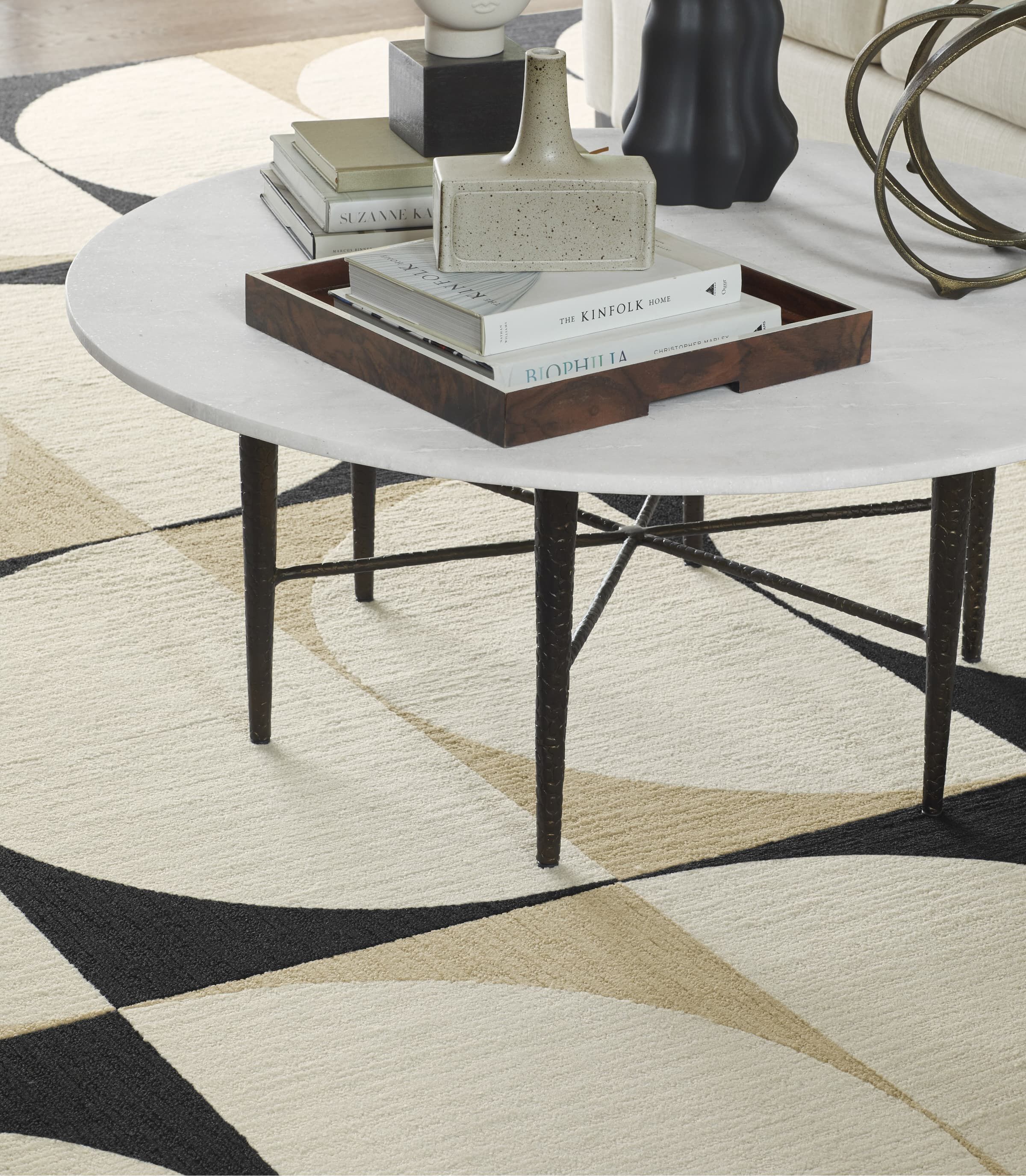 Detail shot of Signature Rug Lunaire